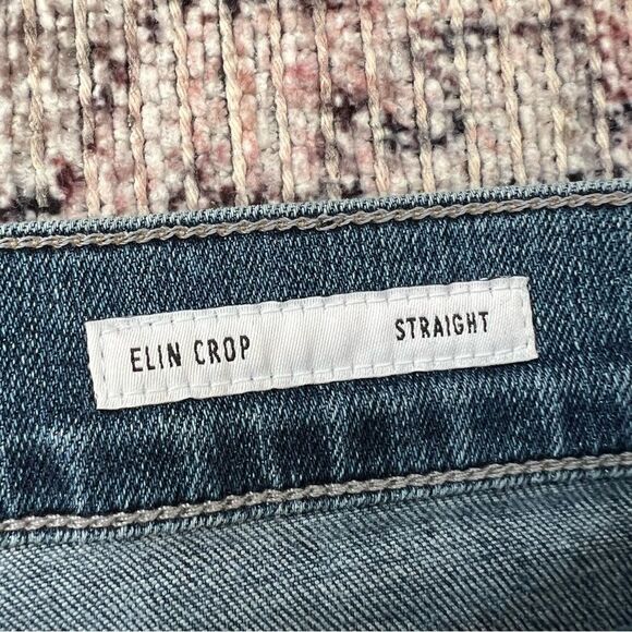 Edwin Anthropologie Elin Crop Straight Jeans Size 30 - Picture 6 of 12